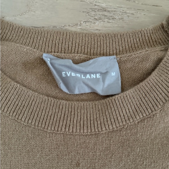 EVERLANE The Cashmere Sweater Tee – Camel - Picture 6 of 7